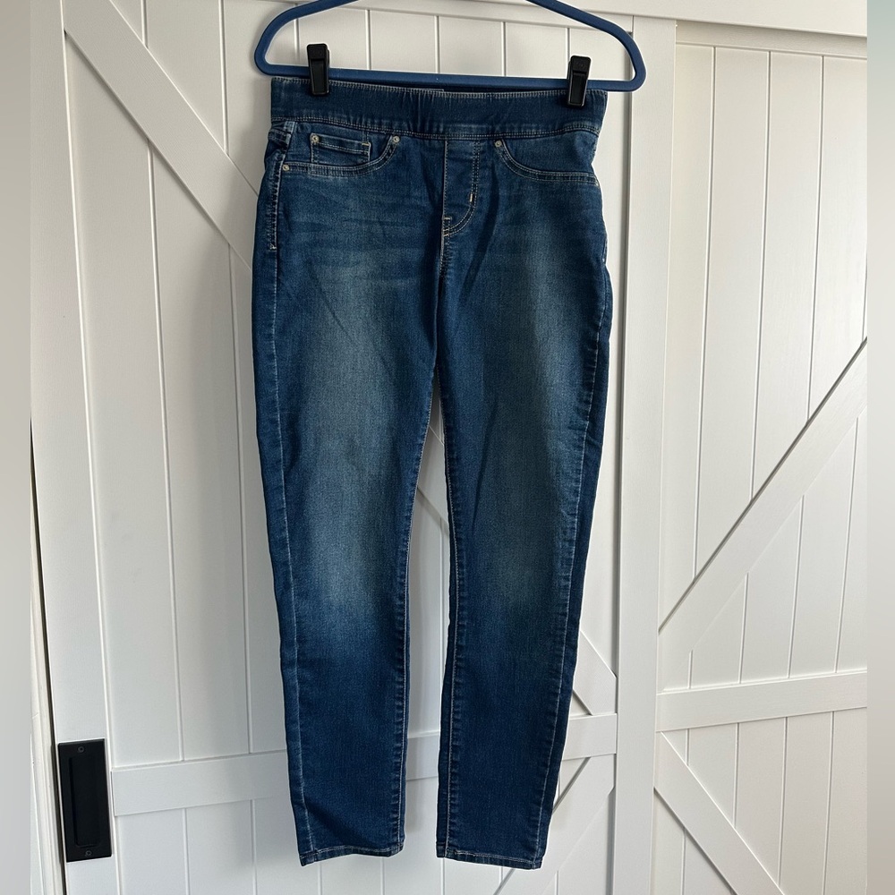 Levi Strauss Signature Gold Pull On Women's Skinny Jeans W26 L30 Stretch Denim